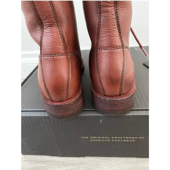 FRYE Women's Ankle-High Leather Combat Boot with Lug Sole, Size 5.5 - Picture 8 of 9